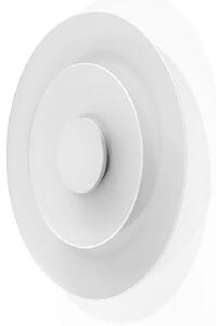 Linea Light LED zidna svjetiljka Joint_W, okrugla, Ø 55 cm, bijela, metalna, prigušiva, Bijela, Dnevni boravak/blagovaonica, Metal