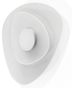 Linea Light LED zidna svjetiljka Joint_W, ovalna, 58 cm, bijela, metalna, prigušiva, Bijela, Dnevni boravak/blagovaonica, Metal