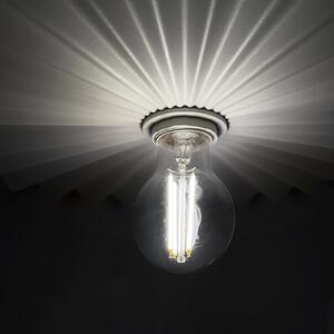Linea Light Doge_P viseća svjetiljka, bijela, metalna, Ø 39 cm, E27, prigušiva, Bijela, Dnevni boravak/blagovaonica, Aluminij