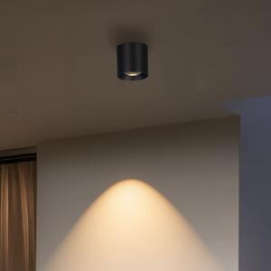 LCD LED vanjska stropna svjetiljka 5172, grafit, 9 cm, metal, IP54 CCT, Crno, Metal