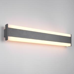 Trio Lighting DAWSON LED vanjska zidna svjetiljka, 60 cm, antracit IP54 CCT gore/dolje, Crno, Aluminij, Zidni kvadrat