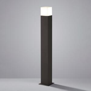Trio Lighting LED staza HUDSON, antracit, visina 80 cm, metal, IP44, Crno, Aluminij