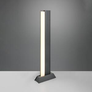 Trio Lighting LED staza MARIZA, visina 100 cm, antracit, metal, IP65, Crno, Aluminij