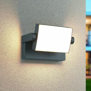 Trio Lighting KANSAS LED vanjska zidna svjetiljka, antracit, širine 20 cm, IP54, Crno, Aluminij