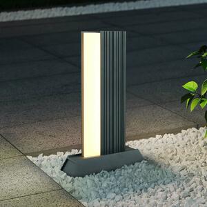 Trio Lighting LED staza MARIZA, visina 50 cm, antracit, metal, IP65, Crno, Aluminij