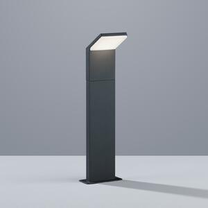 Trio Lighting LED staza PEARL, visina 50 cm, antracit, metal, IP54, Crno, Aluminij