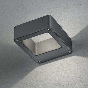 Trio Lighting RENO LED vanjska zidna svjetiljka, antracit, širine 12 cm, metalna, IP54, Crno, Aluminij