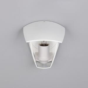 Trio Lighting VENTA vanjska zidna svjetiljka, bijela, grlo na vrhu, visina 24 cm, IP44, prigušiva, Bijela, Aluminij, fenjer