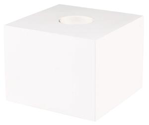 SEGULA Ugodna stolna lampa, bukva bijela, oblik kocke, E27, Bijela, Dnevni boravak/blagovaonica, Drvo