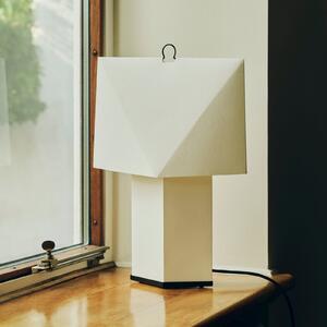 HAY Stolna lampa Aplat, visina 66 cm, bijela, papirnati ubrus, E27, Bijela, Dnevni boravak/blagovaonica, Papirnati karton