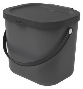 Tamno siva kanta za bio otpad 6 l Albula – Rotho
