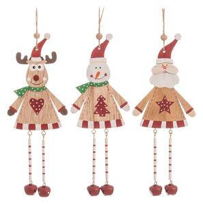Viseći božićni ukrasi u setu od 3 kom - Unimasa