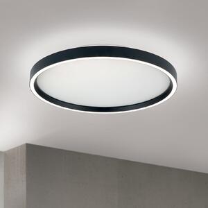 ORION MASCA LED stropna svjetiljka, crna, Ø 40 cm, CCT, metalna, prigušljiva, prigušiva, Crno, Dnevni boravak/blagovaonica, Metal