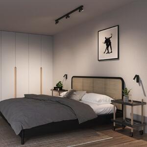 Wever & Ducré Lighting WEVER DUCRÉ LED stropni reflektor Ceno 6.0, crni, 2700 K, prigušiva, Crno, Dnevni boravak/blagovaonica