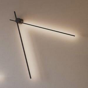 Wever & Ducré Lighting WEVER DUCRÉ LED stropna svjetiljka Fil Spin 1.0 crna 927, prigušiva, Crno, Dnevni boravak/blagovaonica, Aluminij