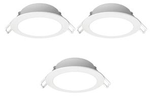 Aigostar -SET 3x LED Vanjska ugradbena svjetiljka LED/4,8W/230V 3000K IP65 bijela