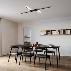 Wever & Ducré Lighting WEVER DUCRÉ LED svjetiljka Trace Grid 2.0 crna/bež 927, prigušiva, Crno, Dnevni boravak/blagovaonica, Aluminij
