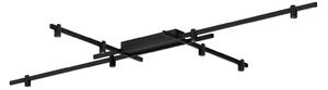 Wever & Ducré Lighting WEVER DUCRÉ LED stropna svjetiljka Trace Grid 1.0 crna 927, prigušiva, Crno, Dnevni boravak/blagovaonica, Aluminij