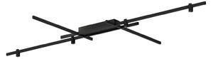 Wever & Ducré Lighting WEVER DUCRÉ LED stropna svjetiljka Trace Grid 2.0 crna 927, prigušiva, Crno, Dnevni boravak/blagovaonica, Aluminij