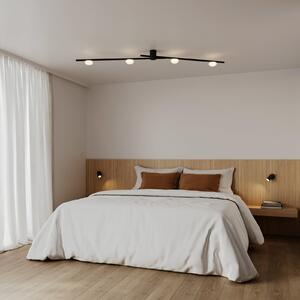 Wever & Ducré Lighting WEVER DUCRÉ LED stropna svjetiljka Perlez Spin 1.0 crna 927, prigušiva, Crno, Dnevni boravak/blagovaonica, Aluminij