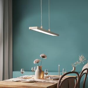FISCHER & HONSEL Marlo LED viseća svjetiljka, pijesak, duljina 90 cm, CCT, dodirni prigušivač, prigušiva, Bež, Dnevni boravak/blagovaonica, Metal