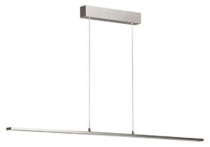 FISCHER & HONSEL Marlo LED viseća svjetiljka, aluminij, duljina 140 cm, CCT, prigušivanje dodirom, prigušiva, Metalik, Dnevni boravak/blagovaonica, Metal