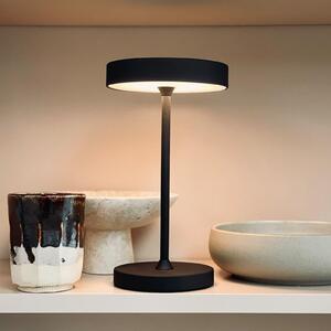 Dyberg Larsen LED punjiva stolna lampa Starlight, crna, metalna, prigušiva, Crno, Dnevni boravak/blagovaonica, Metal