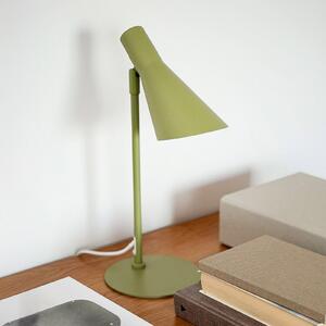 Dyberg Larsen stolna lampa DL12 Mini, zelena, E14, metalna, Zelena, Dnevni boravak/blagovaonica, Metal