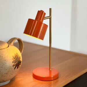 Dyberg Larsen Ocean Mini LED punjiva stolna lampa, narančasta, prigušiva, Naranča, Dnevni boravak/blagovaonica, Metal