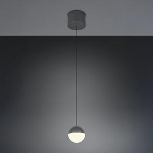 Reality Leuchten Senta LED viseća svjetiljka, antracit, Ø 10 cm, 3000 K, 1 žarulja., Crno, Dnevni boravak/blagovaonica, Plastika, Metak