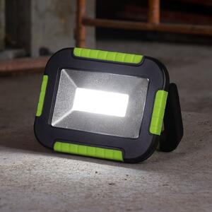 FH Lighting LED vanjski reflektor na baterije 850946, crno/zeleni, duljina 16 cm, prigušiva, Crno, Plastika
