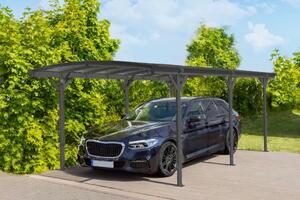 Westmann - aluminijska nadstrešnica za automobile Bergen 15 m2 (3x5 m) - BRANDED IN GERMANY