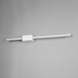 Trio Lighting Cassino LED zidna svjetiljka, mat bijela, širine 70 cm, metalna, prigušiva, Bijela, Dnevni boravak/blagovaonica, Metal