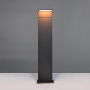 Trio Lighting Ravi LED svjetiljka za stazu, antracit, visina 100 cm, metalna, IP65, Crno, Aluminij