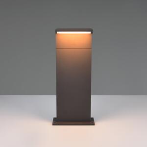 Trio Lighting Ravi LED svjetiljka na postolju, antracit, visina 50 cm, metal, IP65, Crno, Aluminij