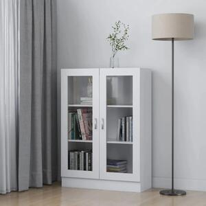 Vitrina bijela 82 5 x 30 5 x 115 cm konstruirano drvo - Bijela 115 cm