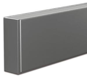 Hera INTERO-LINE LED zidna svjetiljka, nehrđajući čelik, 60 cm, 24 V, CCT, prigušiva, Metalik, Dnevni boravak/blagovaonica, Aluminij, Zidna utičnica iznad/dolje