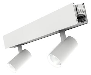 The Light Group SLC LED reflektor Click, bijeli, 2 žarulje, duljina 56 cm, CCT, DALI, prigušiva, Bijela, Dnevni boravak/blagovaonica, Aluminij