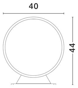 METRO STAJAĆA SVJETILJKA LED 6 Watt 220-240 Volt 405Lm 3000K IP65 L: 40 H NL9030717