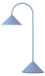FRANDSEN LED punjiva stolna lampa Grasp, svijetloplava, visina 47 cm, prigušiva, Plava, Metal