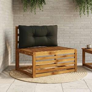 Jastučić za leđa PUTTEN 100% poliester Crna 70 x 40 x 10 cm - Crna 70 x 40 x 10 cm Melange