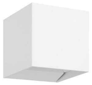 EGLO Calpino 3 vanjska zidna LED svjetiljka, bijela, širina 10 cm, 2 svjetla, Bijela, Aluminij, Zidni kvadrat