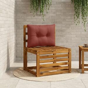 Jastučić za leđa PUTTEN 100% poliester Crvena 60 x 40 x 10 cm - Crvena 60 x 40 x 10 cm Melange