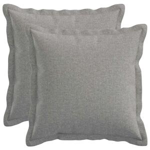 Presvlaka za jastuk 2 pcs HOUTEN Oblačnosiva 40 x 40 cm - Siva tkanina oblak 40 x 40 cm 2