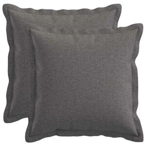 Jastuk s jastukom HOUTEN 2 kom. Svjetlosiva Umjetni lan - Svjetlosiva 50 x 50 cm 2