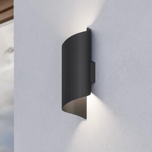 EGLO Montarello vanjska zidna LED svjetiljka, crna, visina 27 cm, metal, Crno, Metal