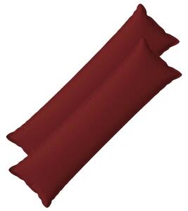 Presvlaka za jastuk 2 pcs HOUTEN Vinska crvena 40 x 145 cm - boja crnog vina 40 x 145 cm 2