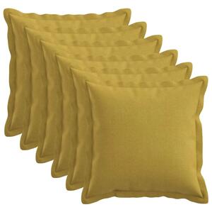 Presvlaka za jastuk 6 pcs HOUTEN Svijetlo zelena 45 x 45 cm - Svijetlo zelena 45 x 45 cm 6