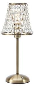 Markslöjd Stolna lampa Liora, antikni mesing/prozirna, prigušljiva, stanica za punjenje, prigušiva, Bronca / stari mesing, Dnevni boravak/blagovaonica, Metal