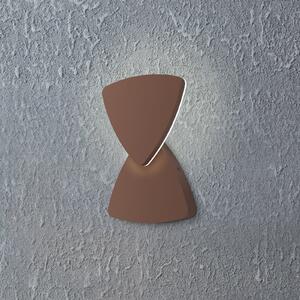 EGLO Pedersano vanjska zidna LED svjetiljka u hrđavo-smeđoj boji, širina 14 cm,, Smeđa / hrđa, Aluminij